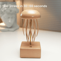 Handcrafted wooden jellyfish automaton ocean lover gift - image 1