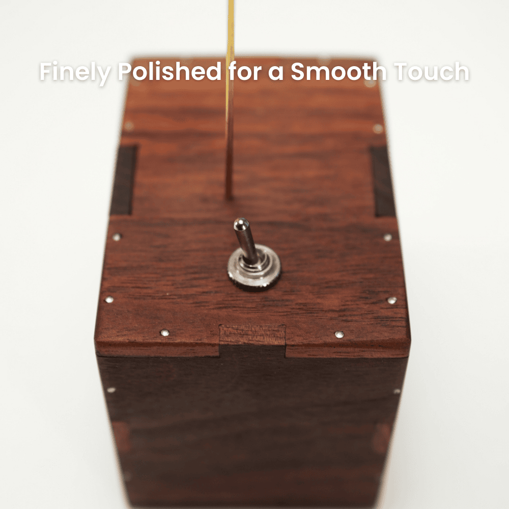 Handcrafted walnut swan automaton romantic desk gift - image 6