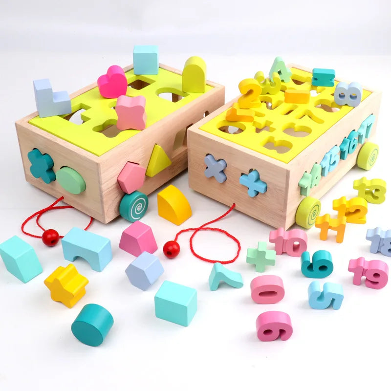 Temporary reference: a wooden toy box