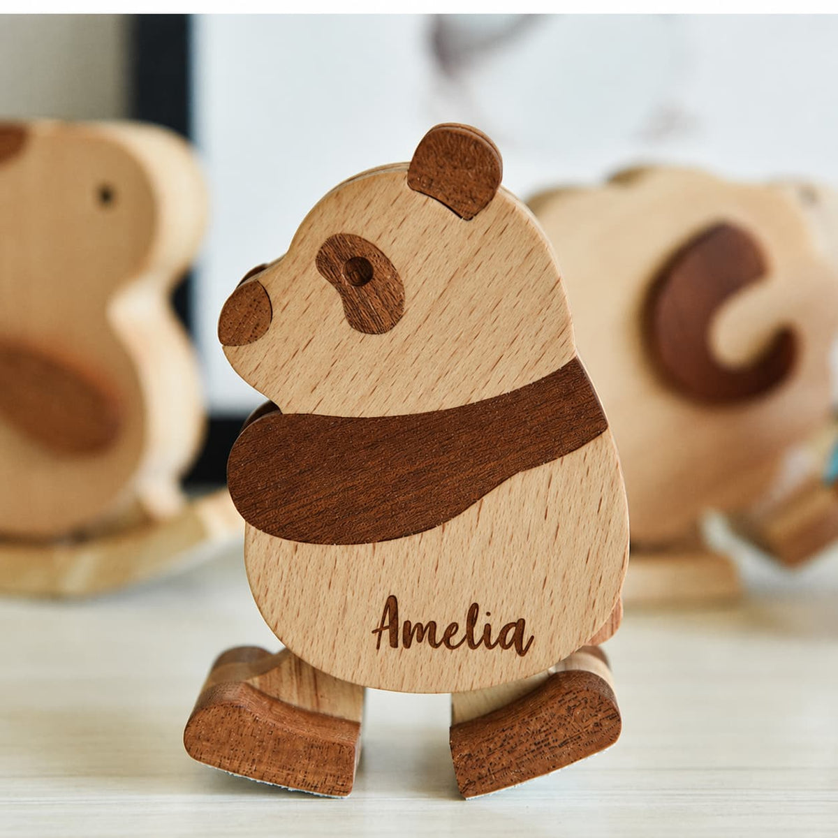 Wooden Panda Ramp Walker