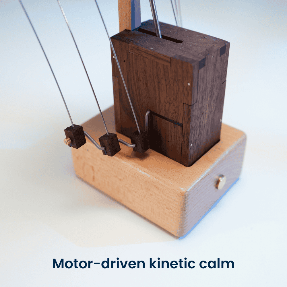 Handcrafted wooden manta ray automaton ocean lover gift - image 6