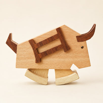 Wooden Bull Ramp Walker