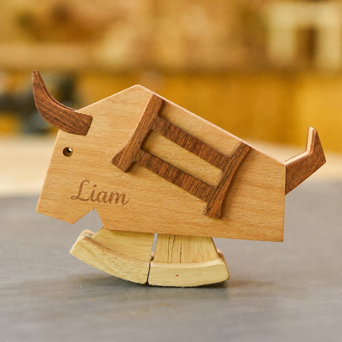 Wooden Bull Ramp Walker