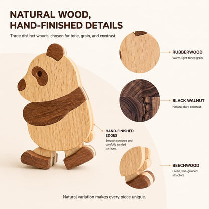 Wooden Panda Ramp Walker