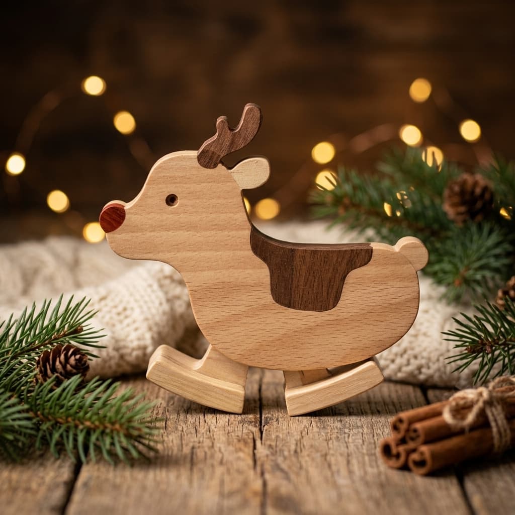 Wooden Reindeer Ramp Walker